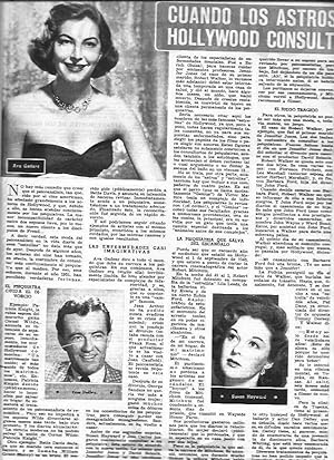 Seller image for LAMINA 30345: Ava Gardner, Dan Dailey y Susan Hayward for sale by EL BOLETIN