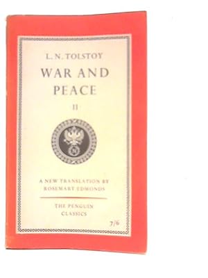 Seller image for War and Peace Volume II for sale by World of Rare Books