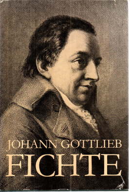 Seller image for Johann Gottlieb Fichte. for sale by Leonardu