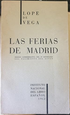 Seller image for LAS FERIAS DE MADRID. for sale by Libreria Lopez de Araujo