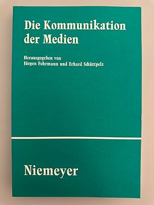Die Kommunikation der Medien (=Studien und Texte zur Sozialgeschichte der Literatur, 97).