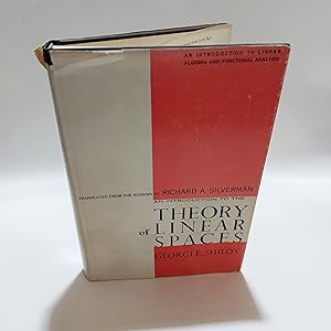Seller image for An Introduction to the Theory of Linear Spaces for sale by Cambridge Rare Books