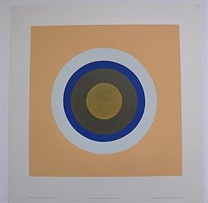 Seller image for Kenneth Noland. Print. Colour screenprint after 'Gift' 1961-2. Printed for the Trustees of the Tate Gallery, London 1979 by A.J.Huggins of Bristol. for sale by Roe and Moore