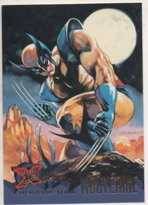 Bild des Verkufers fr Cromo E001222: Trading Cards 95 Fleer Ultra n 99. X-Men, Blue Team- Wolverine zum Verkauf von EL BOLETIN