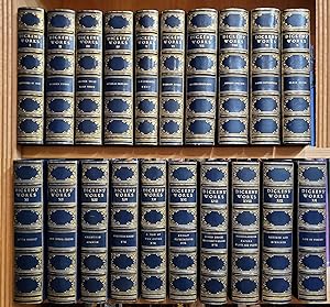 Bild des Verkufers fr The Works of Charles Dickens. (Including Oliver Twist, The Pickwick Papers, Nicholas Nickleby, A Christmas Carol, David Copperfield, A Tale of Two Cities, The Mystery of Edwin Drood, Great Expectations, etc.) zum Verkauf von Parigi Books, Vintage and Rare