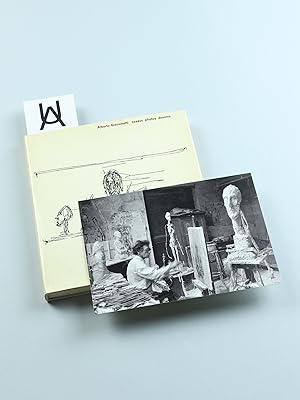 Bild des Verkufers fr Alberto Giacometti. Schriften, Fotos, Zeichnungen. Essais, photos, dessins. [Buch und Beilage]. zum Verkauf von Antiquariat Uhlmann