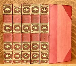 THE LIFE OF SAMUEL JOHNSON INCLUDING A JOURNAL OF A TOUR TO THE HEBRIDES - 5 VOL. SET (COMPLETE) ...