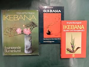 Sammlung von 3 Büchern zum Thema: Ikebana