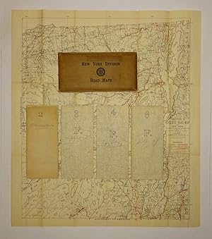 Seller image for CYCLISTS' ROAD MAP of New York (5 Maps) with Storage Pouch, Adirondacks Long Island Buffalo Lake George etc. for sale by CraigsClassics