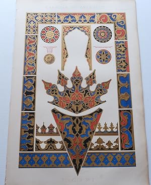 The Grammar of Ornament - The complete- TURKISH SECTION- 3 plates. The large folio edition - the ...
