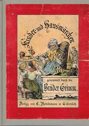 Bild des Verkufers fr Mrchen-Bilderbuch. Auswahl aus den Kinder- und Hausmrchen der Brder Grimm. Mit Abbildungen nach Zeichnungen von Paul Meyerheim. [Der Froschknig - Der Wolf und die sieben jungen Geilein - Brderchen und Schwesterchen - Hnsel und Gretel - Aschenputtel - Rotkppchen - Die Bremer Stadtmusikanten - Dornrschen - Sneewittchen - Hans im Glck - Die Gnsemagd - Vom klugen Schneiderlein - Von des Tode des Hhnchens. zum Verkauf von Antiquariat Fluck