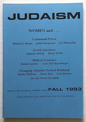 Judaism. A Quarterly Journal of Jewish Life & Thought. Fall 1993.