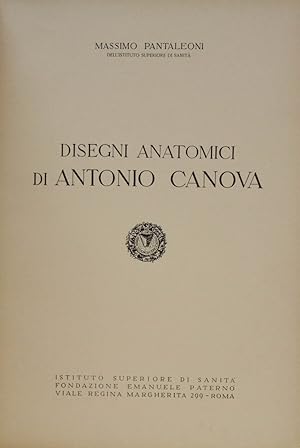 Disegni anatomici di Antonio Canova.