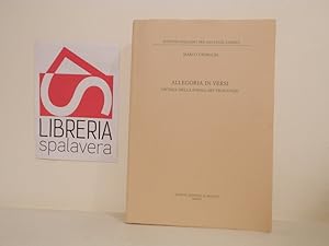 Bild des Verkufers fr Allegoria in versi : un'idea della poesia dei trovatori zum Verkauf von Libreria Spalavera