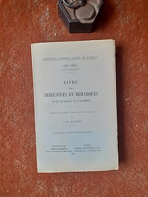 Livre des directives et remarques (Kitab al-isarat wa l-tanbihat)