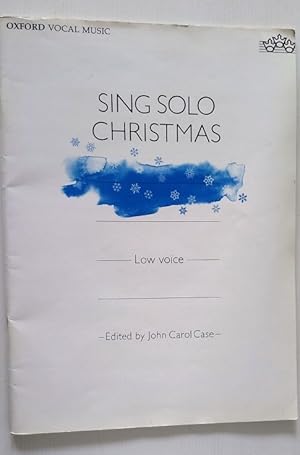Seller image for Sing Solo Christmas, Low Voice for sale by Your Book Soon