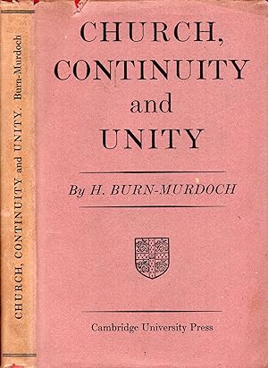 Image du vendeur pour Church, Coninuity & Unity mis en vente par Pendleburys - the bookshop in the hills