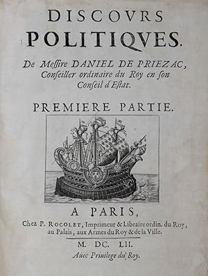 Seller image for Discours politiques.Premiere Partie (-Seconde). for sale by Libreria Antiquaria Gonnelli