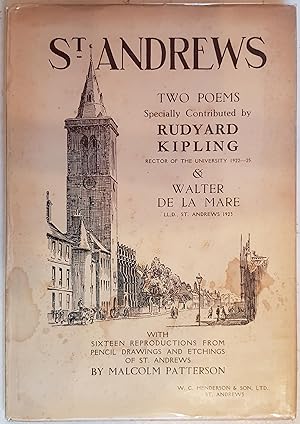 Imagen del vendedor de St Andrews: Two Poems specially contributed by Rudyard Kipling a la venta por Hanselled Books