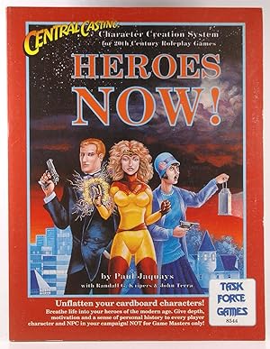 Bild des Verkufers fr Central Casting: Heroes Now! (Character Creation System - 20th Century) zum Verkauf von Chris Korczak, Bookseller, IOBA