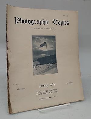 Bild des Verkufers fr Photographic Topics, January 1912 zum Verkauf von Attic Books (ABAC, ILAB)