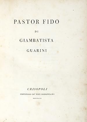 Pastor Fido/Di/Giambatista/Guarini.