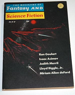 Image du vendeur pour THE MAGAZINE OF FANTASY AND SCIENCE FICTION MAY 1966 mis en vente par Preferred Books