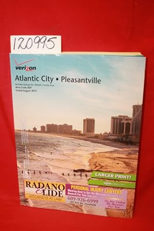 Image du vendeur pour Atlantic City, Pleasantville, Atlantic County Area New Jersey August 2015 Area Code 609 mis en vente par Princeton Antiques Bookshop