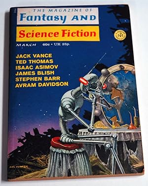 Image du vendeur pour THE MAGAZINE OF FANTASY AND SCIENCE FICTION MARCH 1971 mis en vente par Preferred Books