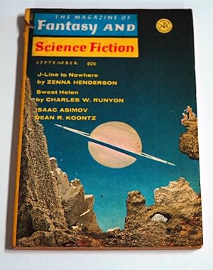 Bild des Verkufers fr Magazine of Fantasy & Science Fiction 1969 September zum Verkauf von Preferred Books