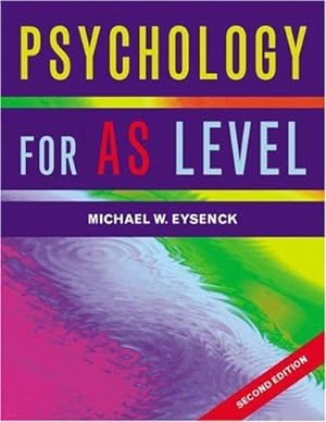 Bild des Verkufers fr Eysenck: Psychology for AS Level zum Verkauf von WeBuyBooks