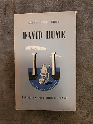 Imagen del vendedor de DAVID HUME. a la venta por Librairie Sainte-Marie