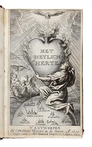 Het Heyligh Herte ver-eert aen alle Godt-vrughtighe Herten voor eenen Niev-Iaer. Verciert met Bee...