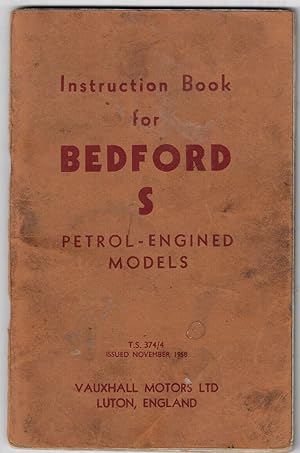 Image du vendeur pour Instruction Book for Bedford S Petrol-Engined Models mis en vente par Walden Books