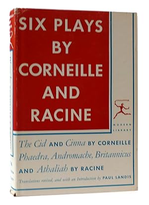 Image du vendeur pour SIX PLAYS BY CORNIELLE AND RACINE mis en vente par Rare Book Cellar