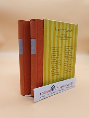 Seller image for In unserer Sprache - Anthologie des deutschen Pen-Zentrums Ost und West: Band 1 und 2: Band 1: Prosa und Dramatik ; Band 2: Lyrik und Nachdichtungen - Essays und andere Beitrge (2 Bnde) for sale by Roland Antiquariat UG haftungsbeschrnkt