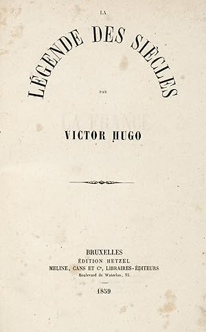 La légende des siècles par Victor Hugo.