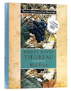 Imagen del vendedor de Wild Fruits: Thoreau's Rediscovered Last Manuscript a la venta por Black Falcon Books