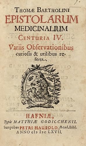 Epistolarum medicinalium centuria IV. Variis observationibus curiosis & utilibus referta.