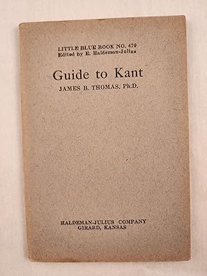 Bild des Verkufers fr Guide to Kant Little Blue Book No. 470 zum Verkauf von WellRead Books A.B.A.A.