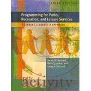 Seller image for Programming for Parks, Recreation, and Leisure Services: A Servant Leadership Approach for sale by eCampus