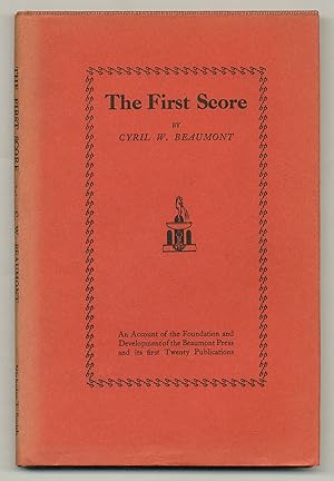 Bild des Verkufers fr The First Score zum Verkauf von Between the Covers-Rare Books, Inc. ABAA