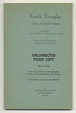 Bild des Verkufers fr Collected Poems zum Verkauf von Between the Covers-Rare Books, Inc. ABAA