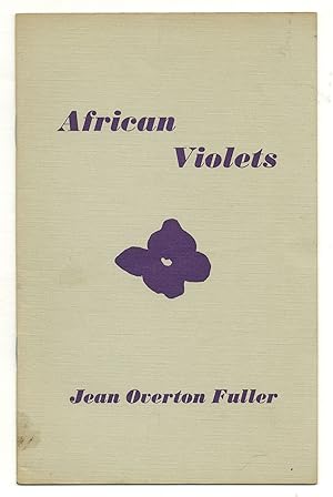 Bild des Verkufers fr African Violets zum Verkauf von Between the Covers-Rare Books, Inc. ABAA