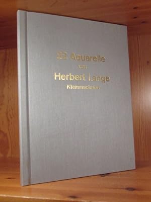 22 Aquarelle von Herbert Lange, Kleinmachnow. Limitierte Ausgabe (40 Exemplare).