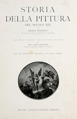 Storia della pittura dal 1400 al 1800. Traduzione italiana con aggiunte per cura di Gino Fogolari...