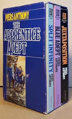 The Apprentice Adept: (box/slipcase) 1. Split Infinity; 2. Blue Adept; 3. Juxtaposition; -(books ...