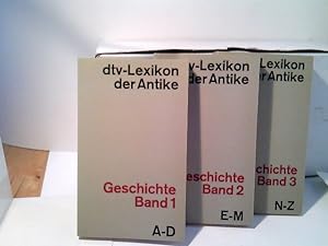 Konvolut: 3 Bände (von3) dtv-Lexikon der Antike. Geschichte kpl Ausgabe.