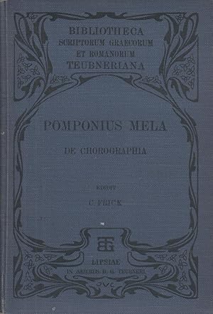 Bild des Verkufers fr Pomponii Melae De Chorographia Libri Tres zum Verkauf von Leipziger Antiquariat