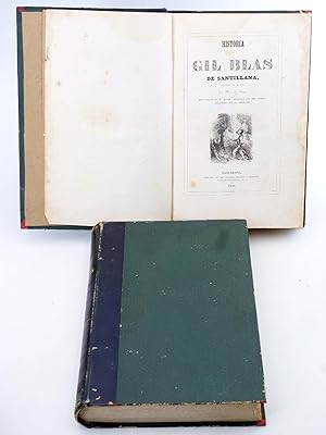Seller image for HISTORIA DE GIL BLAS DE SANTILLANA. COMPLETO EN DOS TOMOS (Mr. Le Sage) Antonio Bergnes, 1840 for sale by Libros Fugitivos